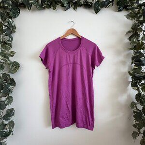 Lululemon Athletic Swiftly Tech Short Sleeve Shirt 2.0 Magenta Women’s Size 14